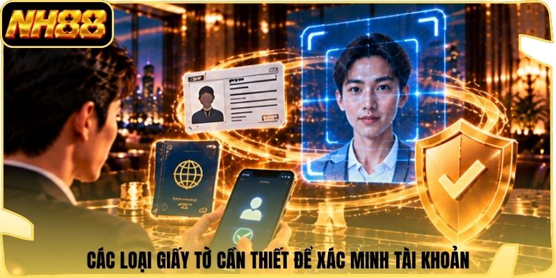 Các loại giấy tờ cần thiết để xác minh tài khoản