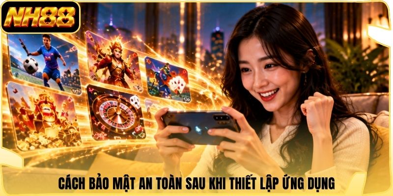 Cách bảo mật an toàn sau khi thiết lập ứng dụng
