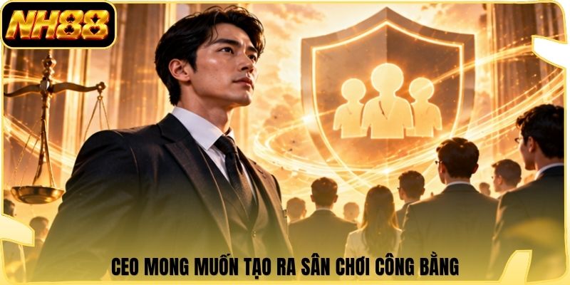 CEO mong muốn tạo ra sân chơi công bằng