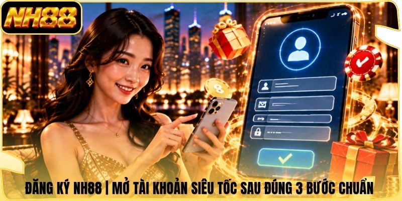 Đăng Ký NH88 | Mở Tài Khoản Siêu Tốc Sau Đúng 3 Bước Chuẩn 