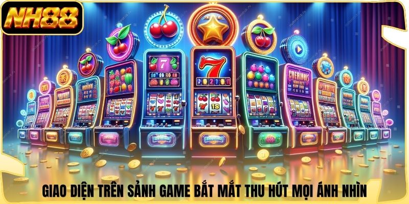 Giao diện trên sảnh game bắt mắt thu hút mọi ánh nhìn