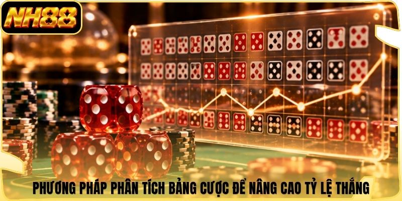 Phương pháp phân tích bảng cược để nâng cao tỷ lệ thắng