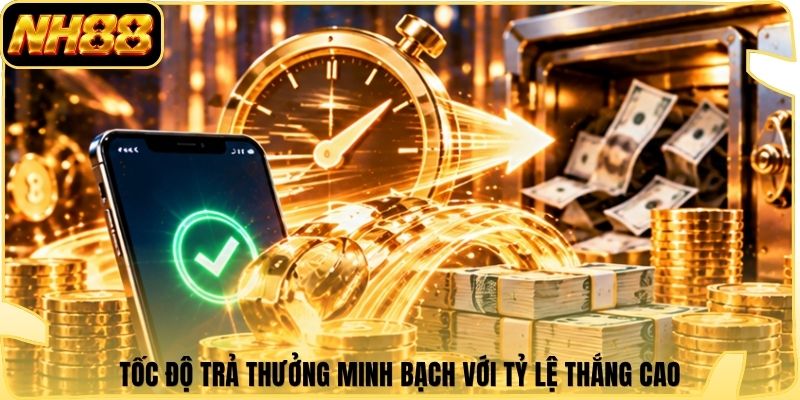 Tốc độ trả thưởng minh bạch với tỷ lệ thắng cao